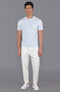 Mens Ultra Fine Cotton Knitted Pocket T-Shirt Pale Blue-T-Shirt-Paul James Knitwear-M-Pale Blue-Urbanheer