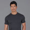 Mens Ultra Fine Cotton Knitted T-Shirt Anthracite-T-Shirt-Paul James Knitwear-XS-Anthracite-Urbanheer