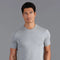Mens Ultra Fine Cotton Knitted T-Shirt Ash Grey-T-Shirt-Paul James Knitwear-XS-Ash Grey-Urbanheer