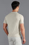 Mens Ultra Fine Cotton Knitted T-Shirt Birch-T-Shirt-Paul James Knitwear-XS-Birch-Urbanheer