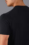 Mens Ultra Fine Cotton Knitted T-Shirt Black-T-Shirt-Paul James Knitwear-XS-Black-Urbanheer