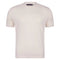 Mens Ultra Fine Cotton Knitted T-Shirt Ecru-T-Shirt-Paul James Knitwear-XS-Ecru-Urbanheer