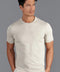 Mens Ultra Fine Cotton Knitted T-Shirt Ecru-T-Shirt-Paul James Knitwear-XS-Ecru-Urbanheer