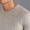 Mens Ultra Fine Cotton Knitted T-Shirt Fawn-T-Shirt-Paul James Knitwear-S-Fawn-Urbanheer