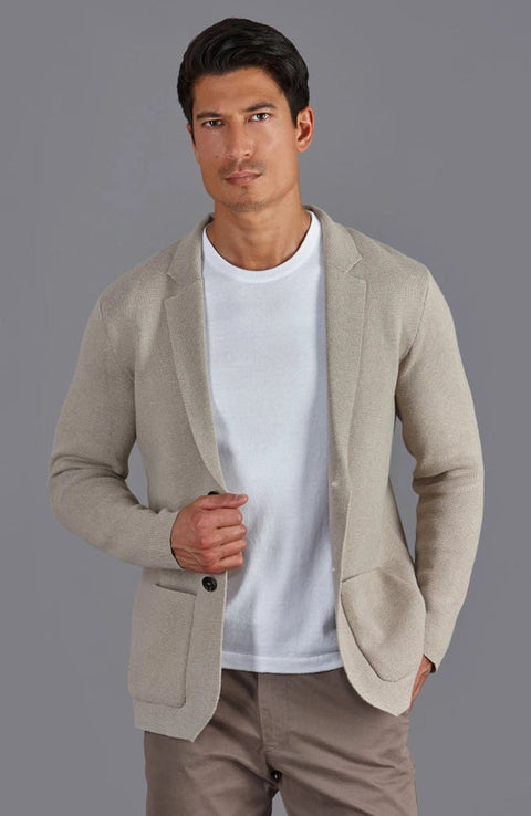 Mens Ultra Fine Cotton Knitted T-Shirt White-T-Shirt-Paul James Knitwear-XS-White-Urbanheer