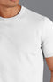 Mens Ultra Fine Cotton Knitted T-Shirt White-T-Shirt-Paul James Knitwear-XS-White-Urbanheer