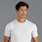 Mens Ultra Fine Cotton Knitted T-Shirt White-T-Shirt-Paul James Knitwear-XS-White-Urbanheer