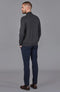 Mens Ultra Fine Cotton Mock Turtle Neck Jumper Anthracite Grey-Jumper-Paul James Knitwear-XS-Urbanheer