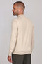 Mens Ultra Fine Cotton Mock Turtle Neck Jumper Birch-Jumper-Paul James Knitwear-XS-Urbanheer
