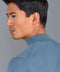 Mens Ultra Fine Cotton Mock Turtle Neck Jumper Bluestone-Jumper-Paul James Knitwear-S-Urbanheer