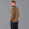 Mens Ultra Fine Cotton Mock Turtle Neck Jumper Camel-Jumper-Paul James Knitwear-S-Urbanheer