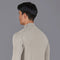 Mens Ultra Fine Cotton Mock Turtle Neck Jumper Fawn-Jumper-Paul James Knitwear-S-Urbanheer