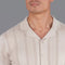 Mens Ultra Fine Cotton Open Knit Cuban Collar Shirt Linen-Shirts-Paul James Knitwear-S-Urbanheer