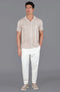 Mens Ultra Fine Cotton Open Knit Cuban Collar Shirt Linen-Shirts-Paul James Knitwear-S-Urbanheer