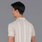 Mens Ultra Fine Cotton Open Knit Cuban Collar Shirt Linen-Shirts-Paul James Knitwear-S-Urbanheer