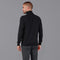 Mens Ultra Fine Cotton Roll Neck Jumper Black-Jumper-Paul James Knitwear-XS-Urbanheer
