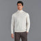 Mens Ultra Fine Cotton Roll Neck Jumper Ecru-Jumper-Paul James Knitwear-XS-Urbanheer