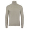 Mens Ultra Fine Cotton Roll Neck Jumper Fawn-Jumper-Paul James Knitwear-XS-Urbanheer