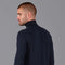 Mens Ultra Fine Cotton Roll Neck Jumper Navy-Jumper-Paul James Knitwear-XS-Urbanheer