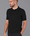 Mens Ultra Fine Cotton Short Sleeve Polo Shirt Black-Polo Shirt-Paul James Knitwear-XL-Urbanheer