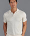 Mens Ultra Fine Cotton Short Sleeve Polo Shirt Ecru-Polo Shirt-Paul James Knitwear-S-Urbanheer