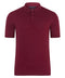 Mens Ultra Fine Cotton Short Sleeve Polo Shirt-Polo Shirt-Paul James Knitwear-M-Cabernet-Urbanheer