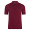 Mens Ultra Fine Cotton Short Sleeve Polo Shirt-Polo Shirt-Paul James Knitwear-M-Cabernet-Urbanheer