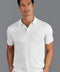 Mens Ultra Fine Cotton Short Sleeve Polo Shirt White-Polo Shirt-Paul James Knitwear-S-Urbanheer