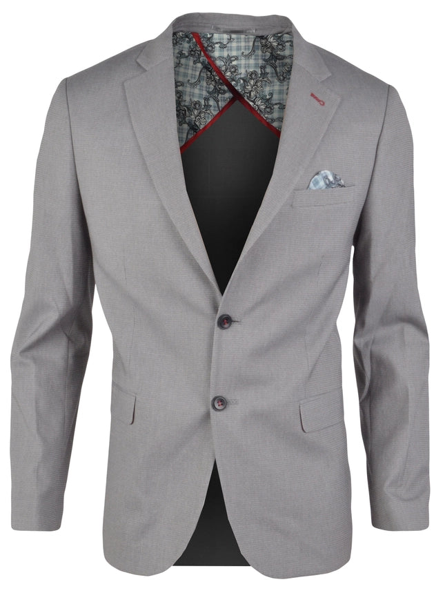 Men's blazer-Blazer-Spazio-38-BL-20423 Grey-Urbanheer