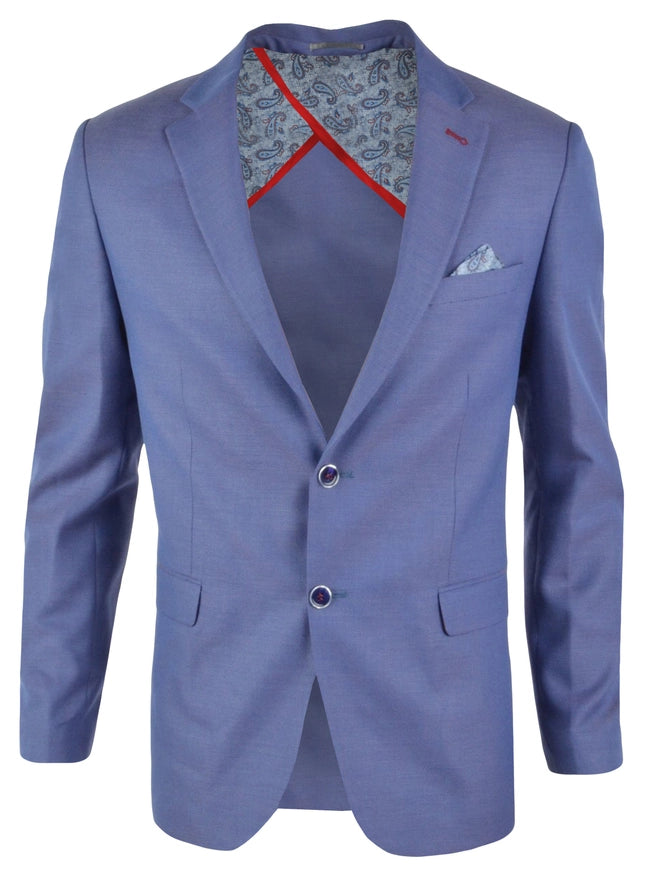 Men's blazer-Blazer-Spazio-38-BL-20431 Royal Blue-Urbanheer