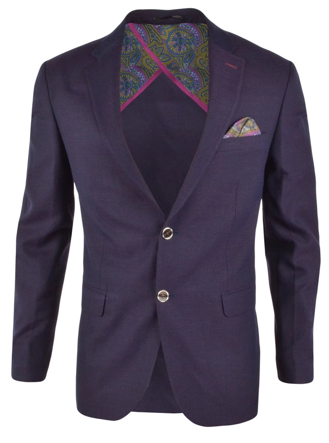 Men's blazer-Blazer-Spazio-38-BL-20438 Purple-Urbanheer