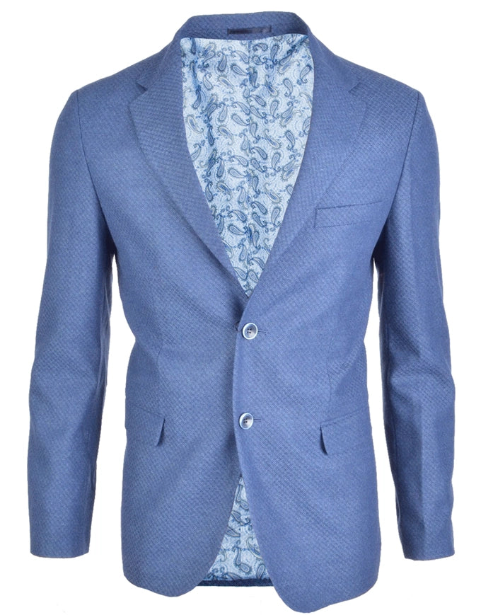 Men'S Blazer-Blazer-Spazio-40-BL-5031 Royal Blue-Urbanheer