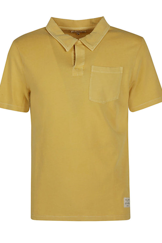 Merz B.Schwanen T-Shirts And Polos Yellow-men > clothing > topwear-Merz B.Schwanen-Urbanheer