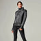 Mesh Inset Moto Puffer - Down Filled-Jacket-Blanc Noir-XS-Charcoal Heather-Urbanheer