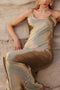 Metallic Satin Sexy Open Back Cowl Slip Maxi Dress gold-Dress-Rosa Clothing-XS-Gold-Urbanheer