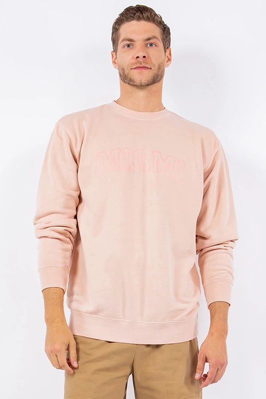 Miami Sweatshirt-Sweatshirts-Betsy Moss-XS-Dust Rose-Urbanheer