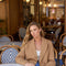 Mid-Length Fitted Double-Breasted Jacket with Wool camel-Jacket-Attentif Paris-S-Urbanheer