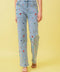 Mid Rise Rainbow Jewel Embellished Denim Jeans-Jeans-Blue B-S-LIGHT WASH-Urbanheer