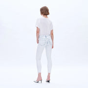Mid Rise Skinny Jeans with Frayed Hem SNOWFLAKE-Jeans-BAYEAS-24-SNOWFLAKE-Urbanheer