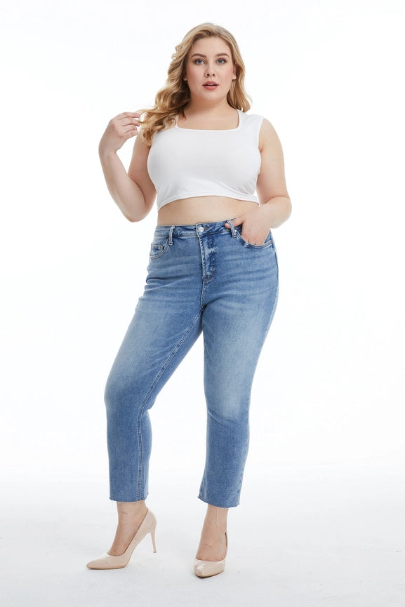 Mid Rise Skinny Jeans with Raw Hem LONELY-Jeans-BAYEAS-14w-LONELY-Urbanheer