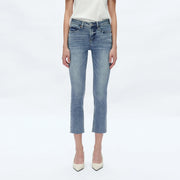 Mid Rise Skinny Jeans with Raw Hem LONELY-Jeans-BAYEAS-24-LONELY-Urbanheer