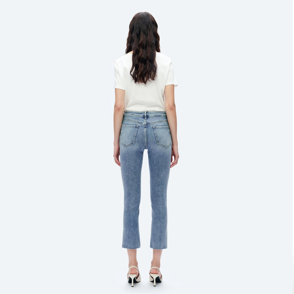 Mid Rise Skinny Jeans with Raw Hem LONELY-Jeans-BAYEAS-24-LONELY-Urbanheer