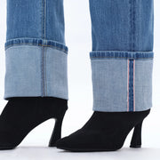 Mid Rise Straight Jeans with Finished Hem(Selvedge) ISLAND-Jeans-BAYEAS-24-ISLAND-Urbanheer