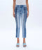 Mid Rise Straight Jeans(Finished Hem,Two Tones) DUOTONE-Jeans-BAYEAS-24-DUOTONE-Urbanheer