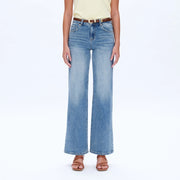 Mid Rise Wide Leg Jeans with Finished Hem MEDIUM BLUE-Jeans-BAYEAS-24-MEDIUM BLUE-Urbanheer