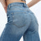 Mid Rise Wide Leg Jeans with Raw Hem MEDIUM BLUE-Jeans-BAYEAS-31-MEDIUM BLUE-Urbanheer