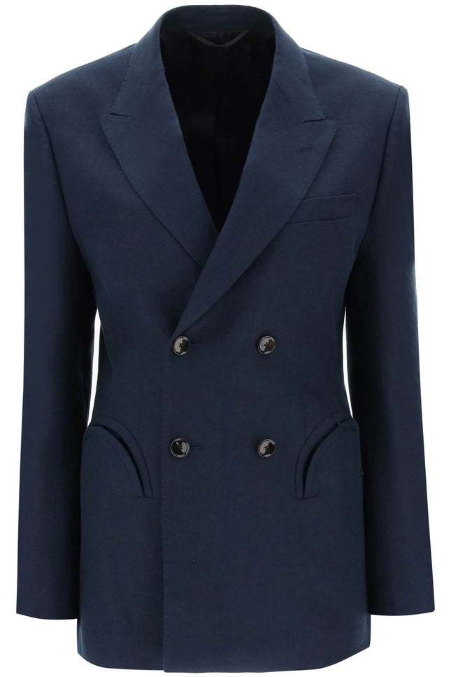 Midday Sun Daybreak Blazer In Linen-women > clothing > jackets and blazers > blazers and gilets-Blaze Milano-Urbanheer