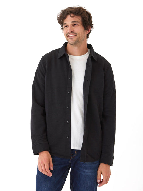 Mika Triblend Fleece Button Down