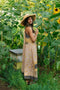 Milk & Honey Bohéme Slip Dress With Bees And Sunflowers-Dress-Market of Stars-S/M-Urbanheer
