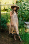 Milk & Honey Bohéme Slip Dress With Bees And Sunflowers-Dress-Market of Stars-S/M-Urbanheer